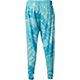 Love & Pineapples Women’s Turquoise Swirl Tie-Dye Joggers                                                                      - view number 2 image