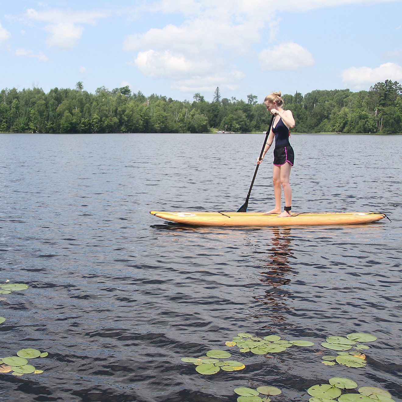 RAVE Sports Bamboo Soft Top Stand Up Paddle Board                                                                                - view number 4