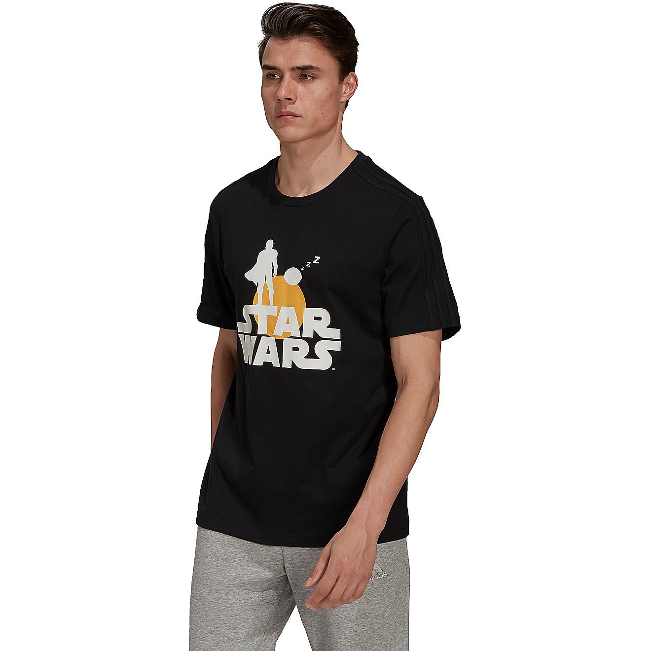 adidas Men's Star Wars Mandalorian Graphic T-shirt                                                                               - view number 1