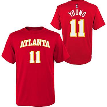 NBA Atlanta Hawks Youth Trey Young Flat Replica Name and Number Short sleeve T-shirt                                            