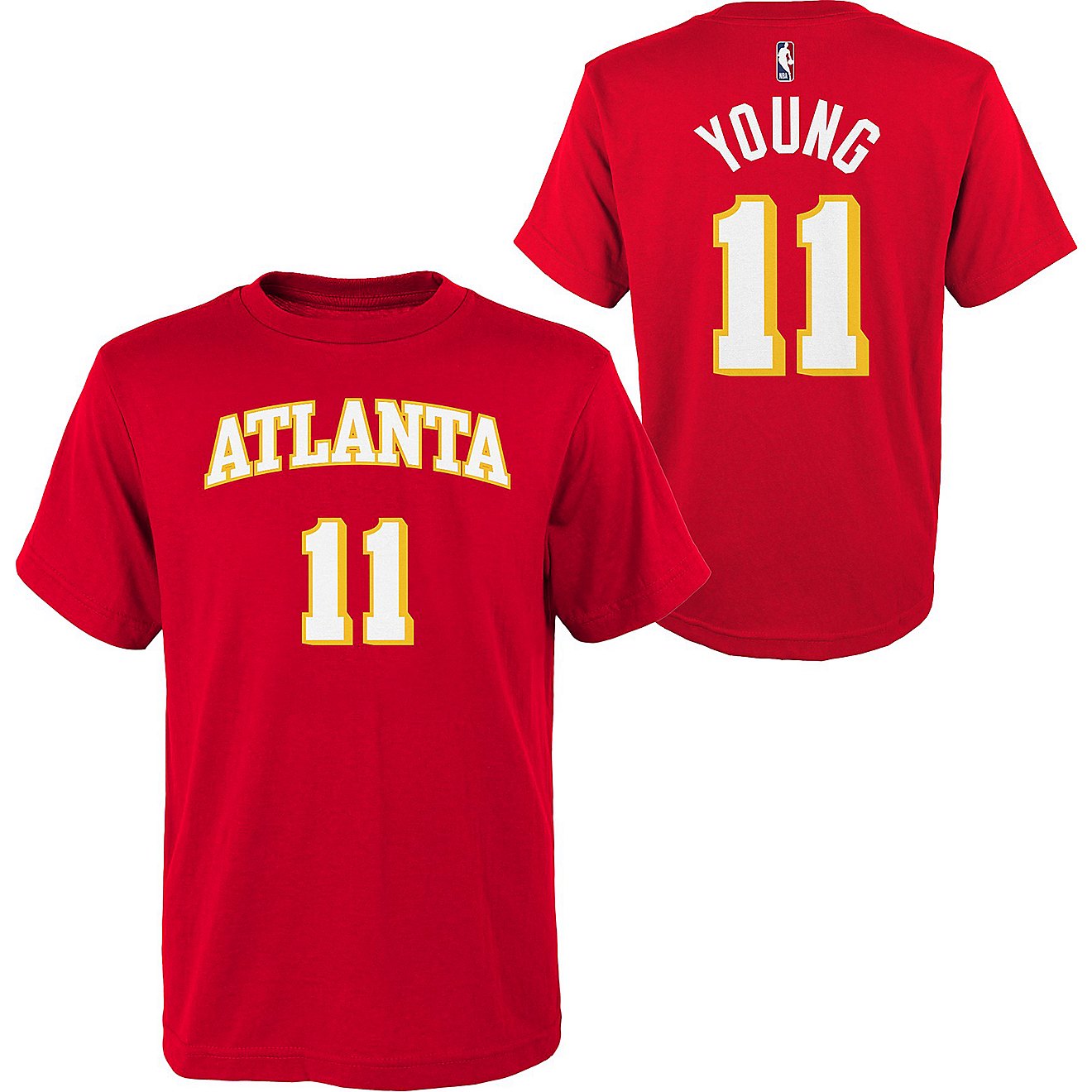 NBA Atlanta Hawks Youth Trey Young Flat Replica Name and Number Short sleeve T-shirt - view number 1