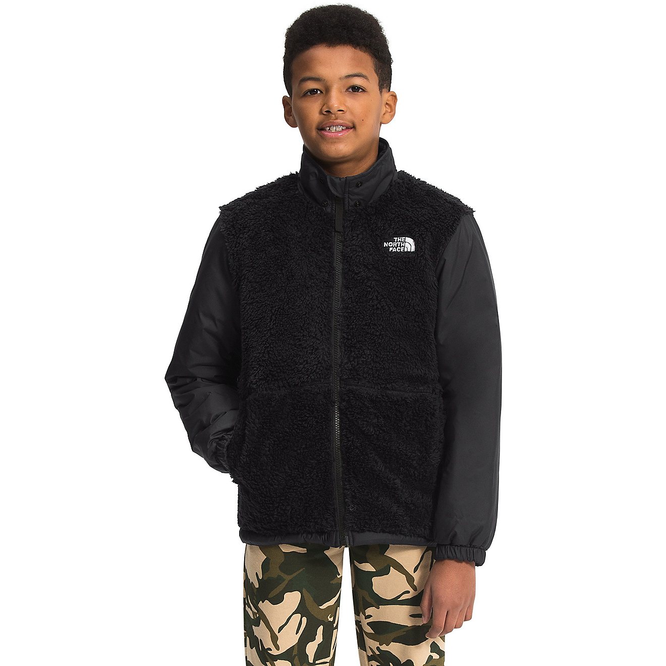The North Face Boys' Reversible Mount Chimbo Full-Zip Hooded Jacket                                                              - view number 4