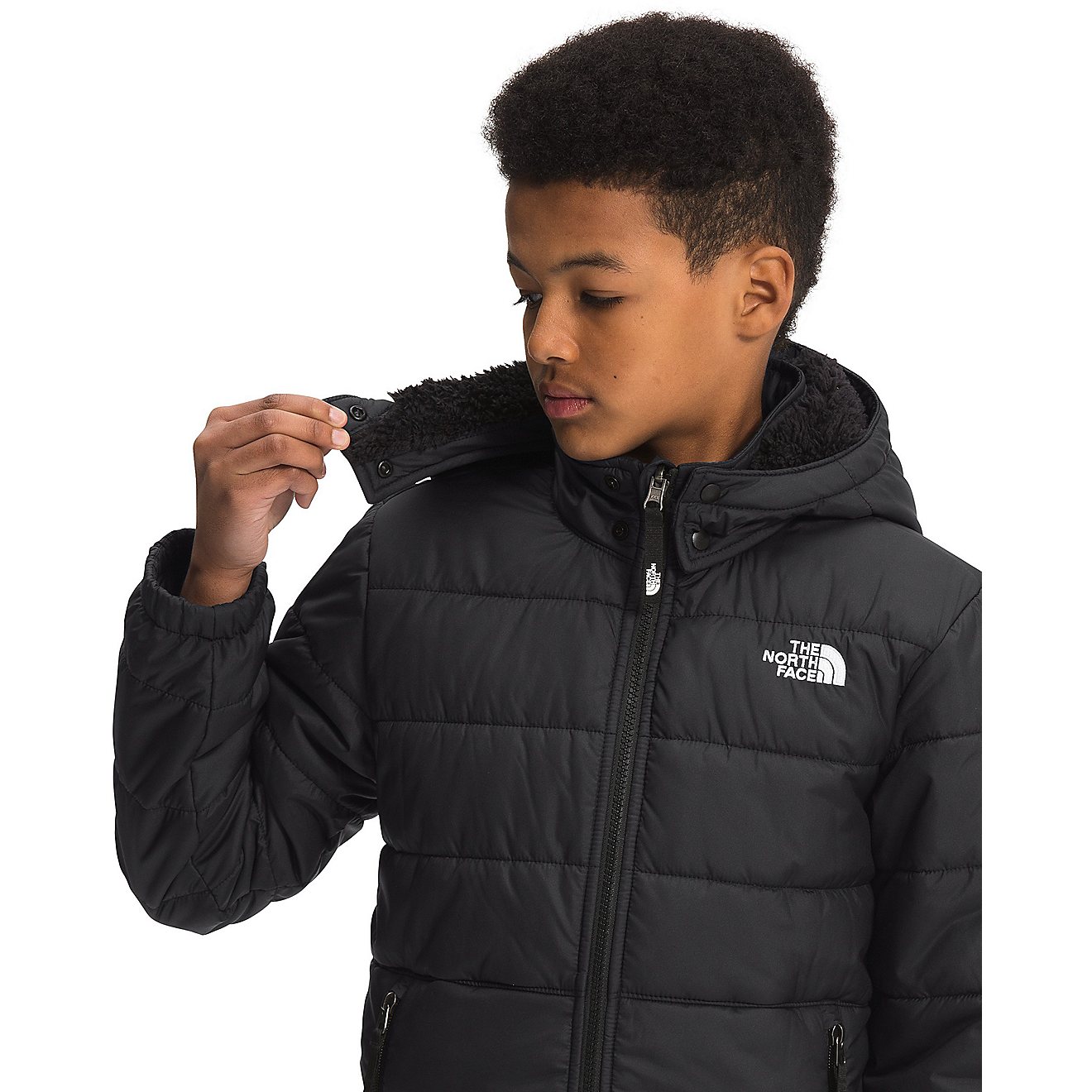 The North Face Boys' Reversible Mount Chimbo Full-Zip Hooded Jacket                                                              - view number 6