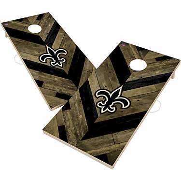 Victory Tailgate New Orleans Saints Solid Wood 2 ft x 4 ft Cornhole Game                                                        