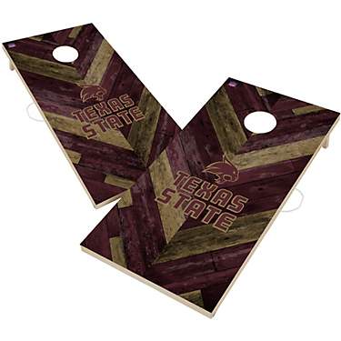 Victory Tailgate Texas State University Solid Wood 2 ft x 4 ft Cornhole Game                                                    