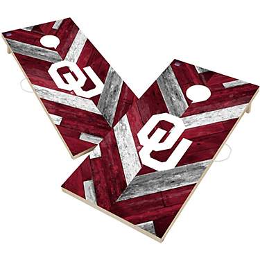 Victory Tailgate University of Oklahoma Solid Wood 2 ft x 4 ft Cornhole Game                                                    
