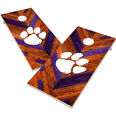 Victory Tailgate Clemson University Solid Wood 2 ft x 4 ft Cornhole Game                                                        