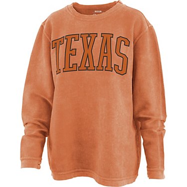 Three Square Women's University of Texas Southlawn Comfy Cord Long Sleeve Graphic T-shirt
