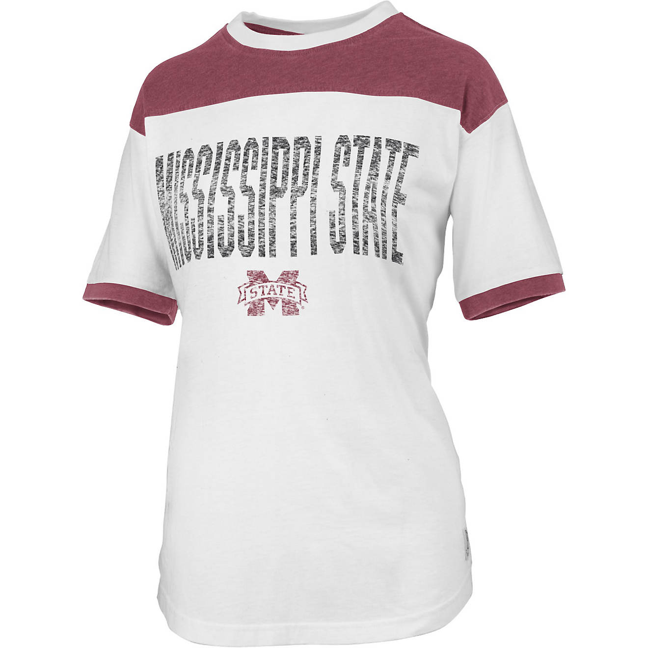 Three Square Women's Mississippi State University South Haven Vintage Wash T-Shirt                                               - view number 1