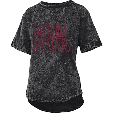 Three Square Women's University of South Carolina Kashmir Mineral Wash Short Sleeve T-shirt
