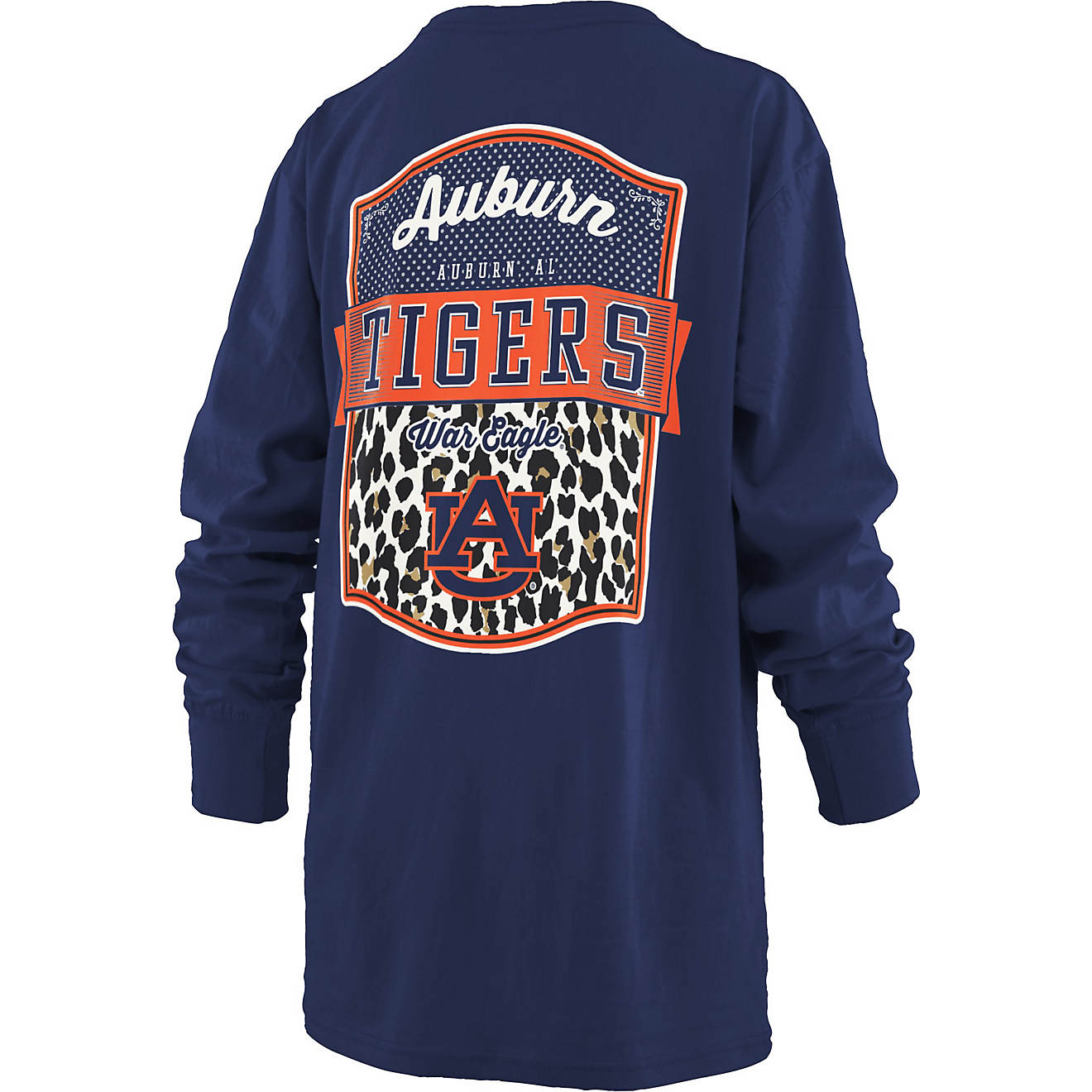 Three Square Women's Auburn University Sanders Long Sleeve Graphic T-shirt                                                       - view number 1