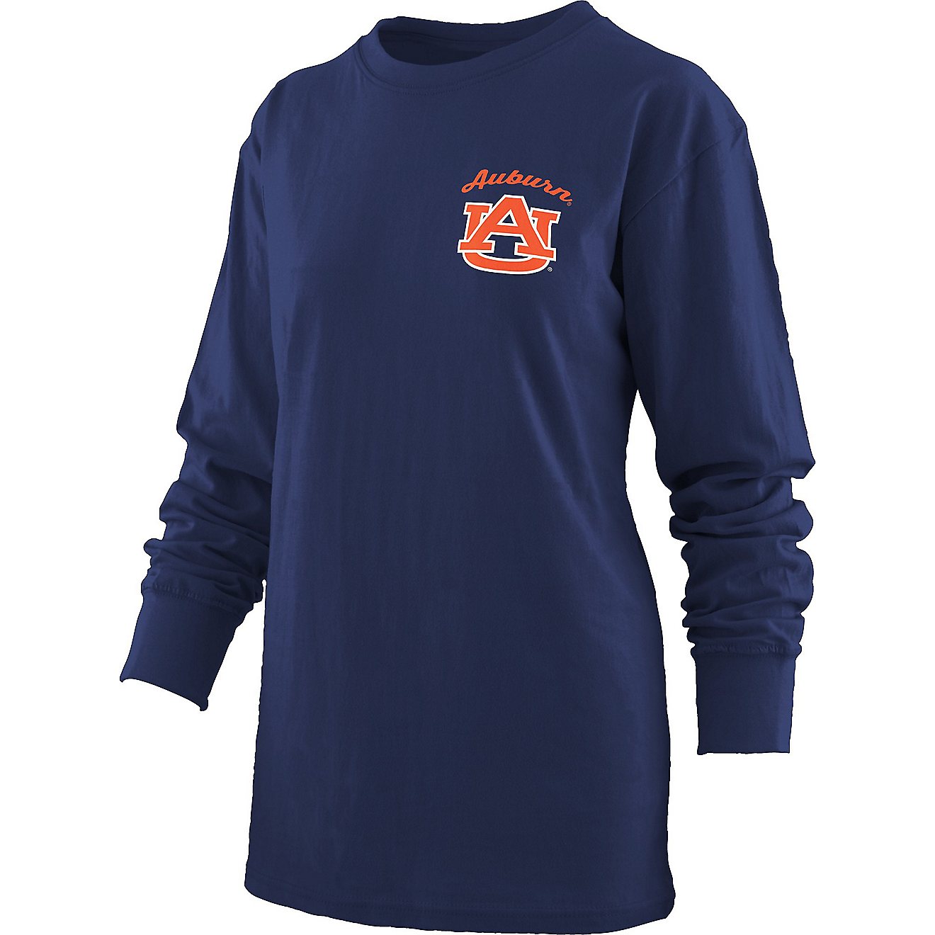 Three Square Women's Auburn University Sanders Long Sleeve Graphic T-shirt                                                       - view number 2