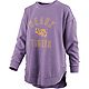 Three Square Women's Louisiana State University Rockford Vintage Wash Long Sleeve Top                                            - view number 1 image