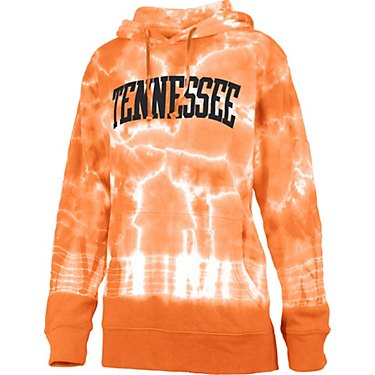 Three Square Women's University of Tennessee Campus Cozy Fleece Tie Dye Hoodie