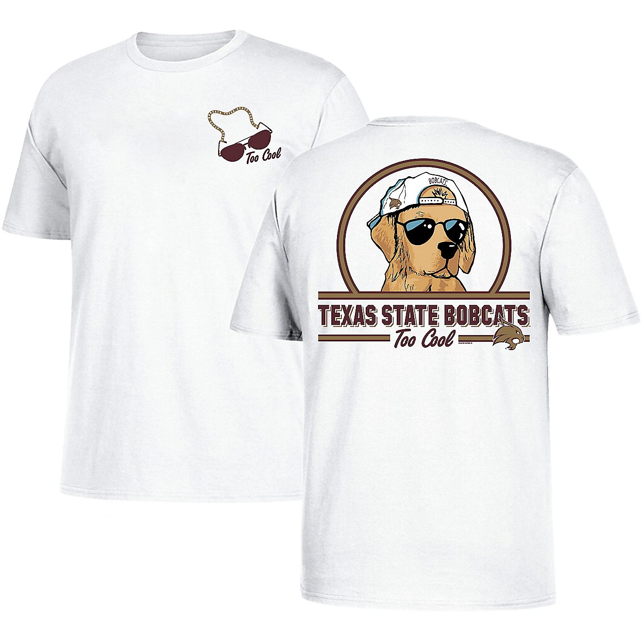 New World Graphics Men's Texas State University Comfort Color Too Cool T-shirt                                                   - view number 1