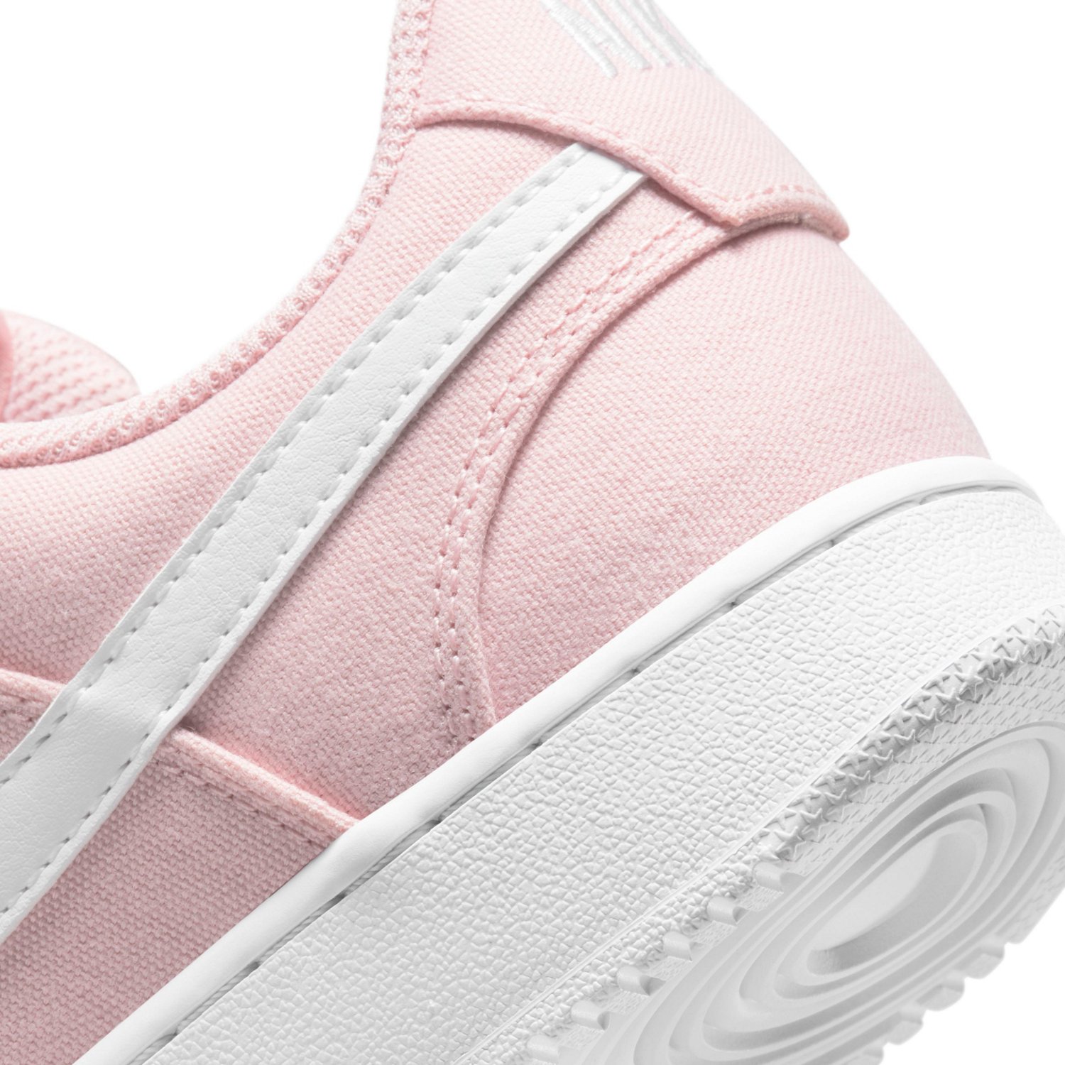 nike women's court vision canvas low basketball shoes