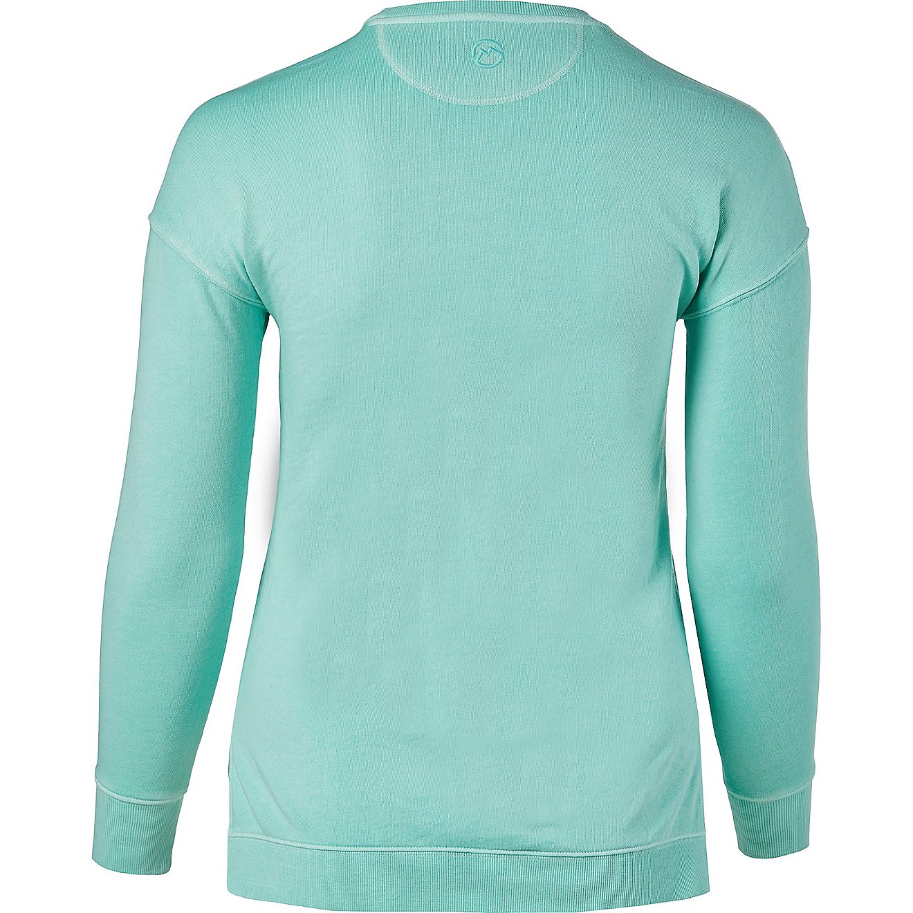 Magellan Outdoors Women's Washed Crew Long Sleeve Pullover                                                                       - view number 2