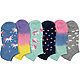 BCG Girls’ Super Soft Unicorn Ombre No Show Socks 6 Pack                                                                       - view number 1 image