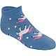 BCG Girls’ Super Soft Unicorn Ombre No Show Socks 6 Pack                                                                       - view number 2 image