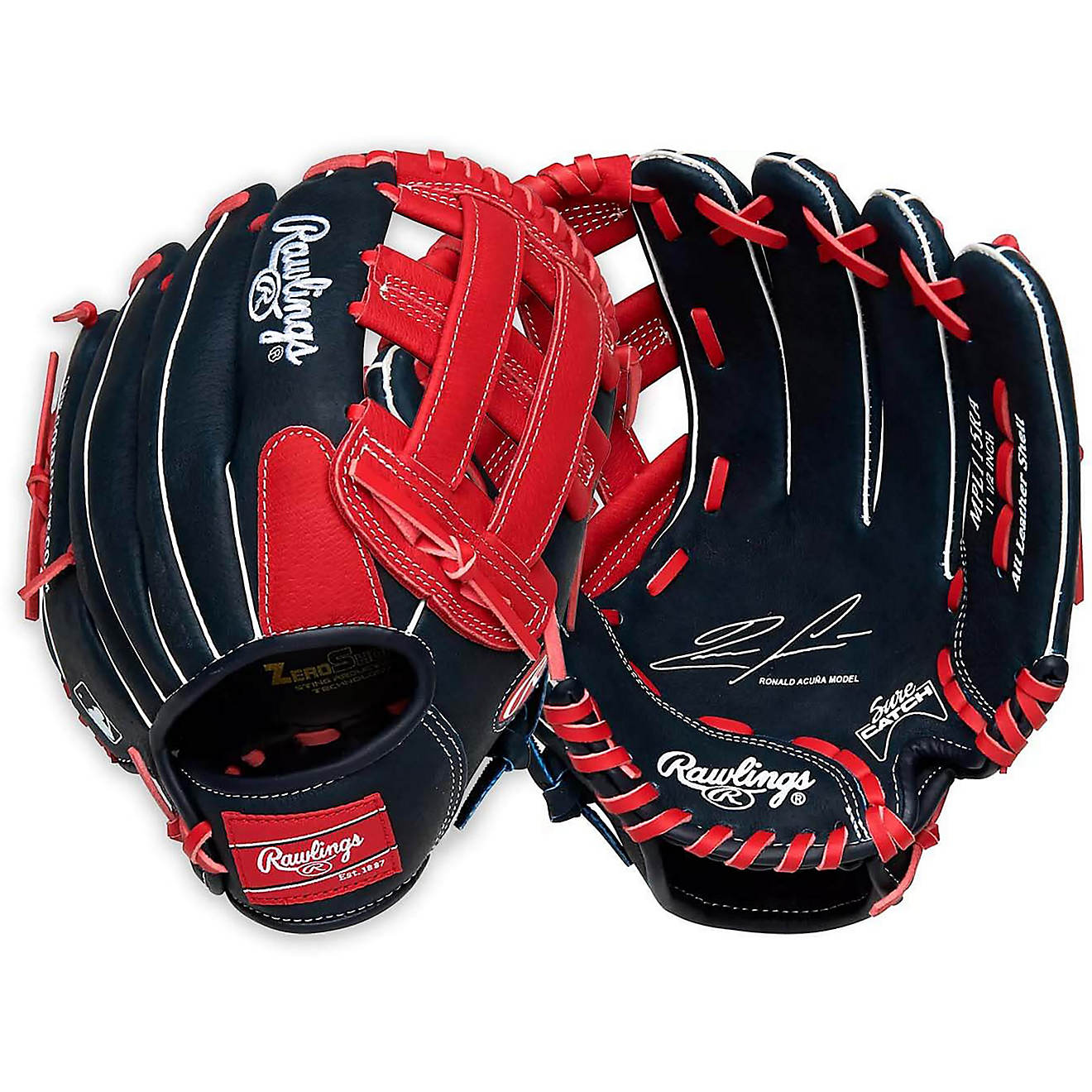 Rawlings Kids' Mark of a Pro Ronald Acuna 11.5 in Baseball Glove                                                                 - view number 1