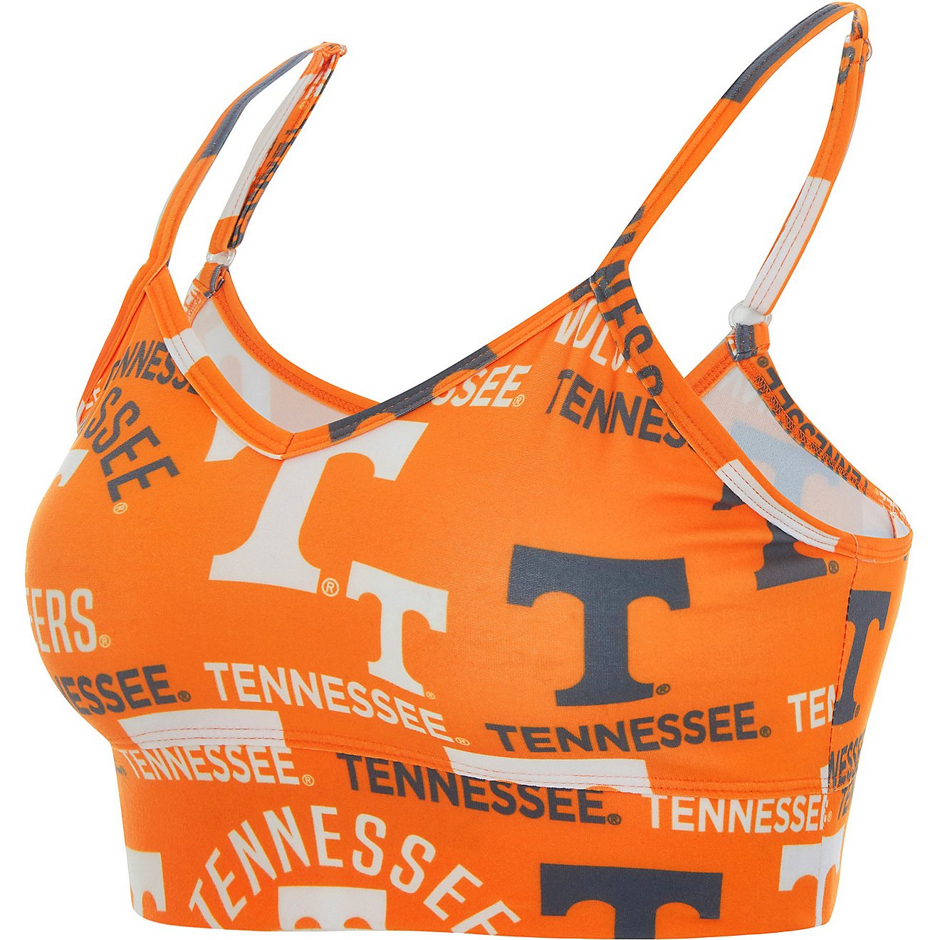 College Concept Women's University of Tennessee Flagship AOP Knit Bralette                                                       - view number 1