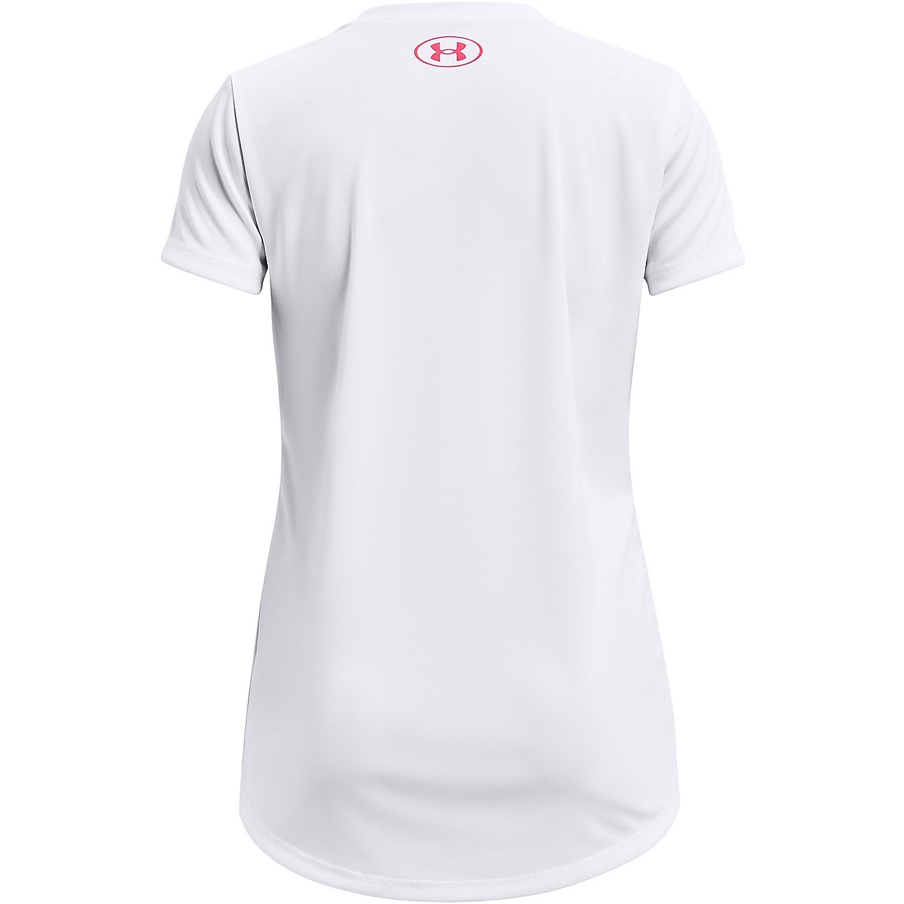 Under Armour Girls' Big Logo Foil Short Sleeve T-Shirt                                                                           - view number 2