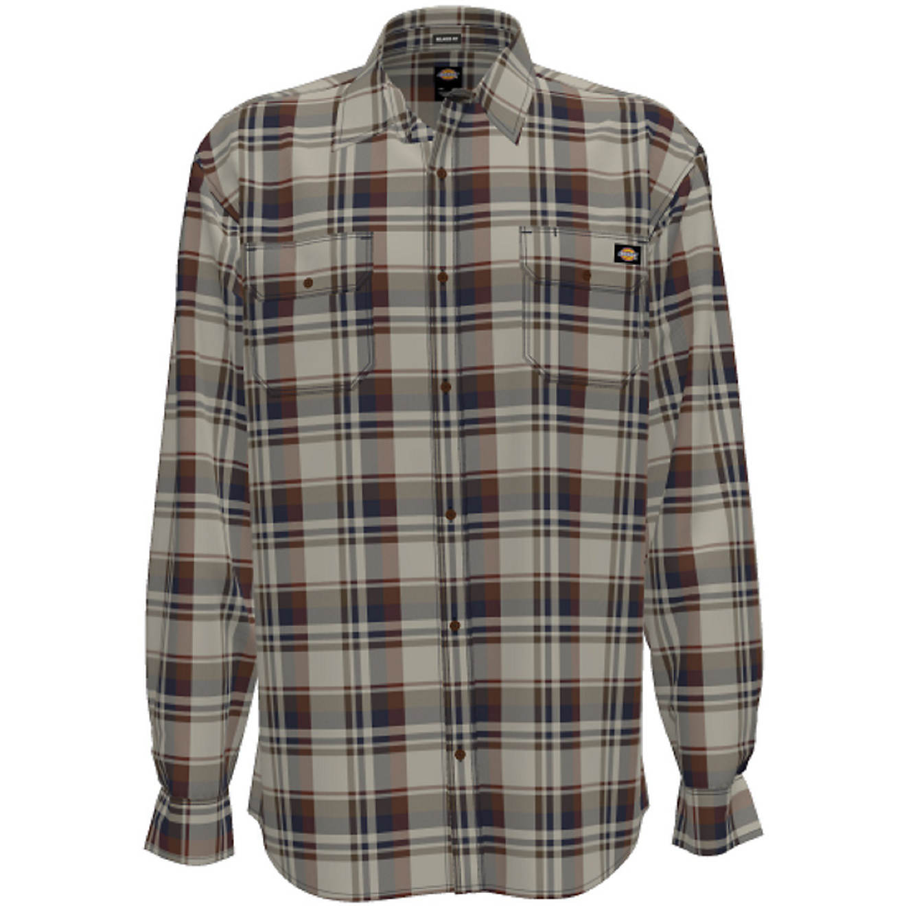 Dickies Men's Long Sleeve Flex Flannel Shirt                                                                                     - view number 1