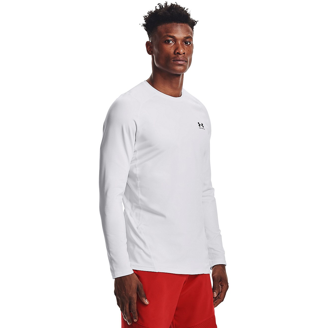 Under Armour Men's CG Armour Fitted Crew Long Sleeve Top                                                                         - view number 1