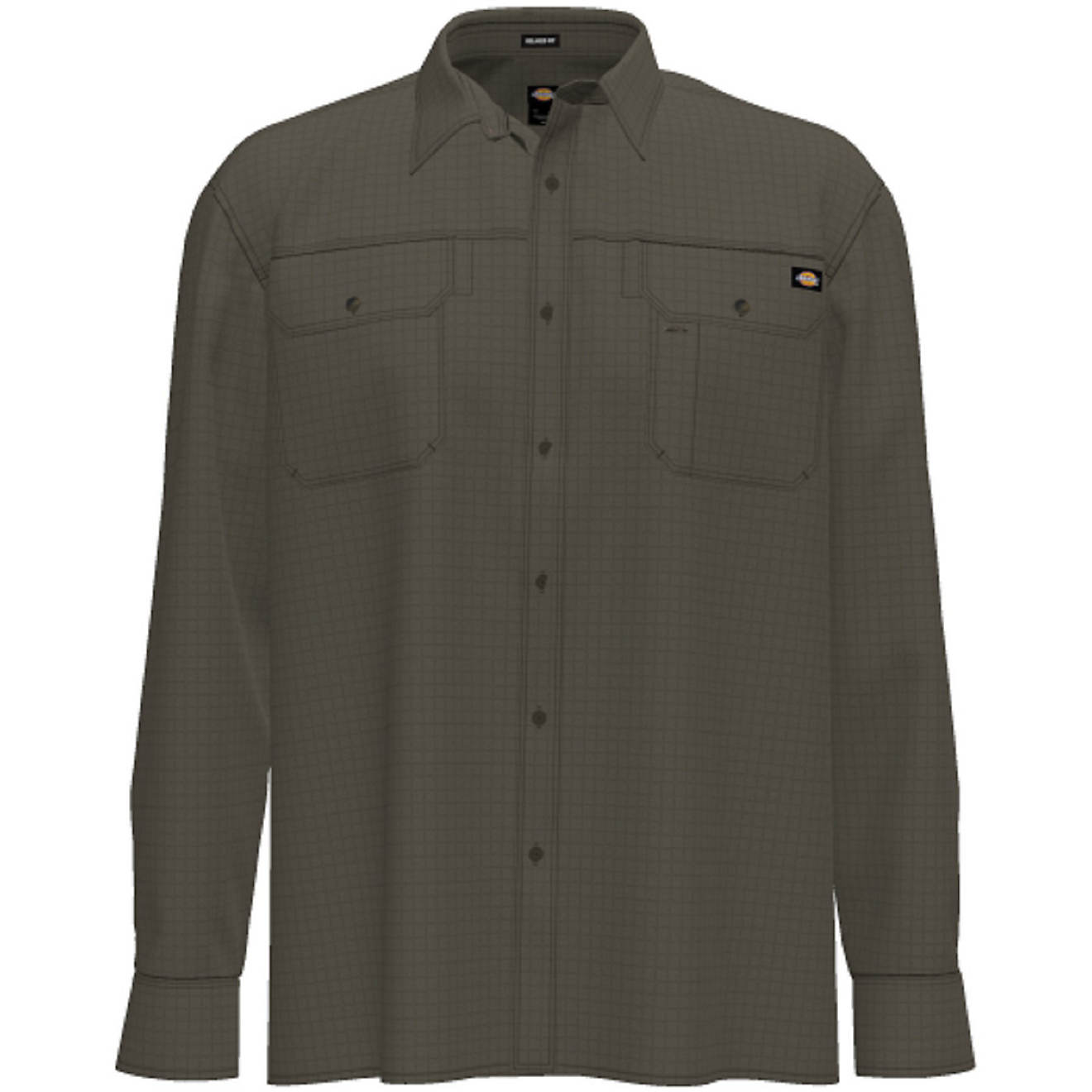 Dickies Men's FLEX Ripstop Long Sleeve Plaid Shirt                                                                               - view number 1
