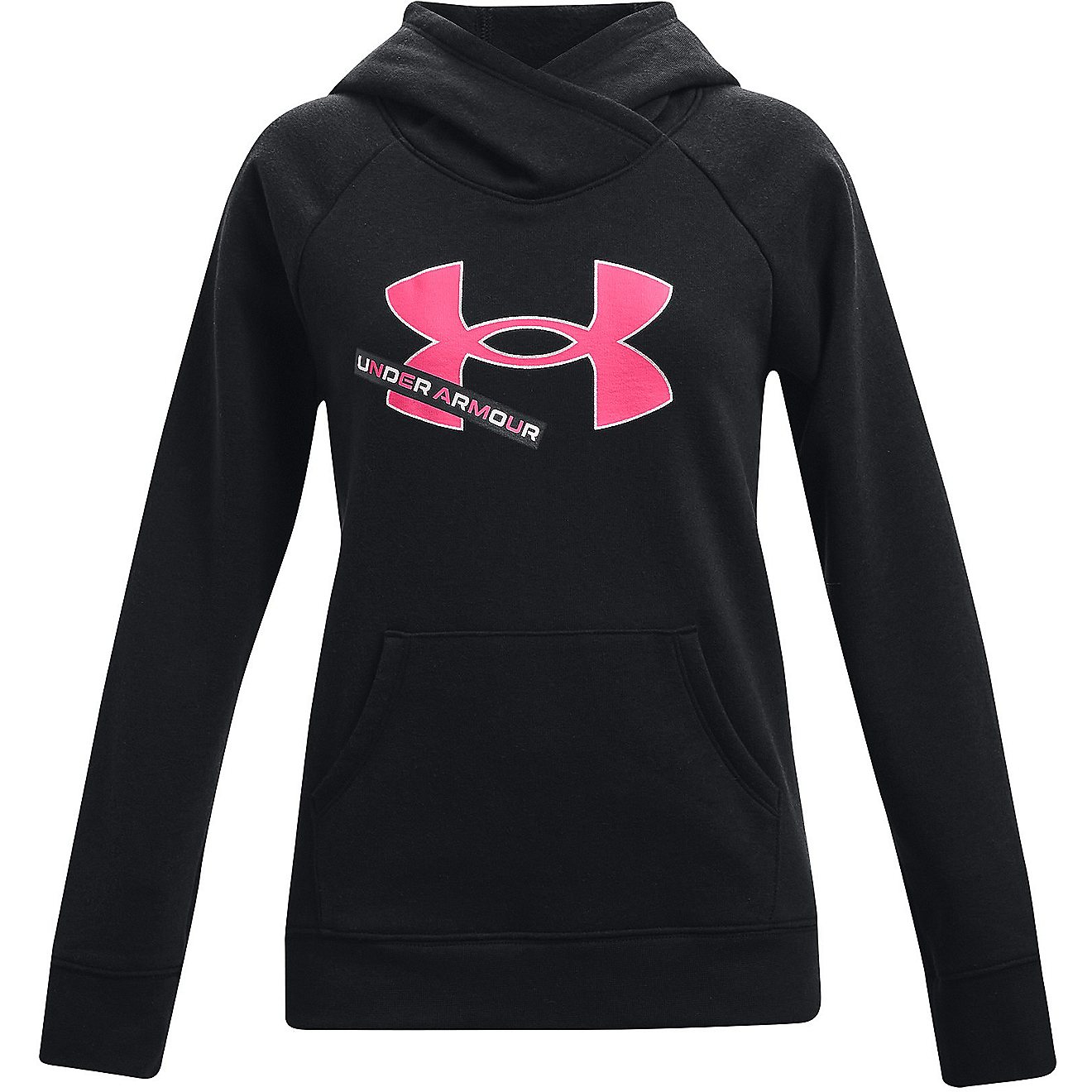 Under Armour Girls' Rival Fleece Hoodie                                                                                          - view number 1