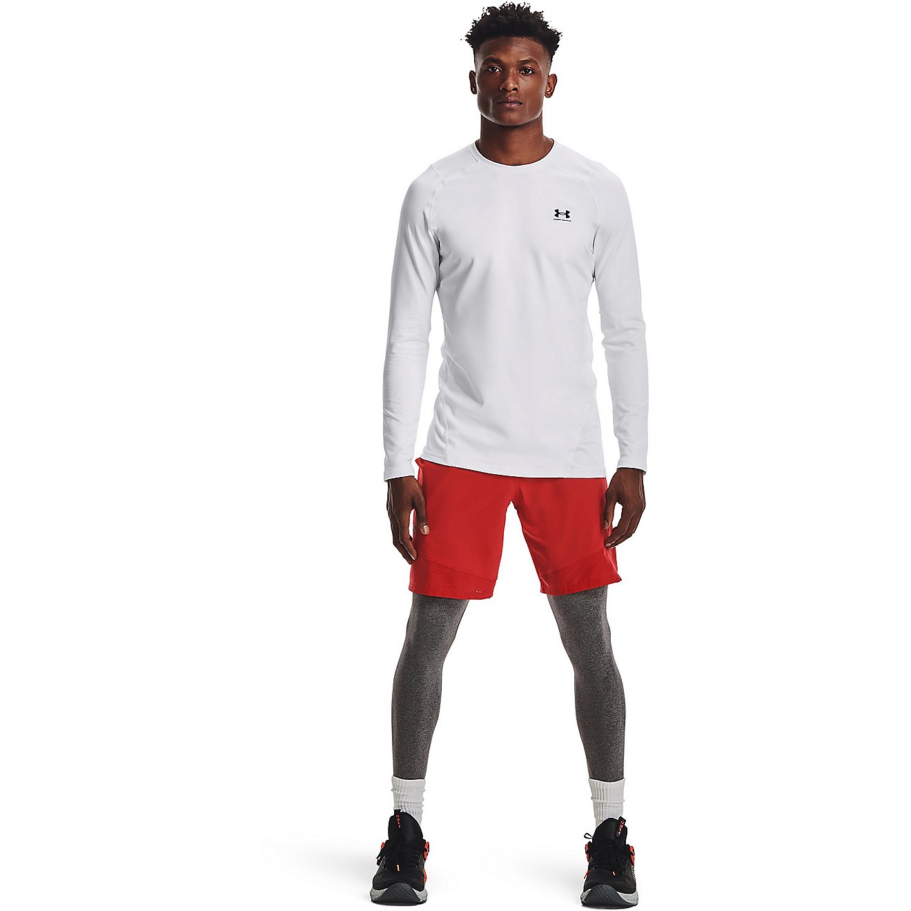 Under Armour Men's CG Armour Fitted Crew Long Sleeve Top                                                                         - view number 3