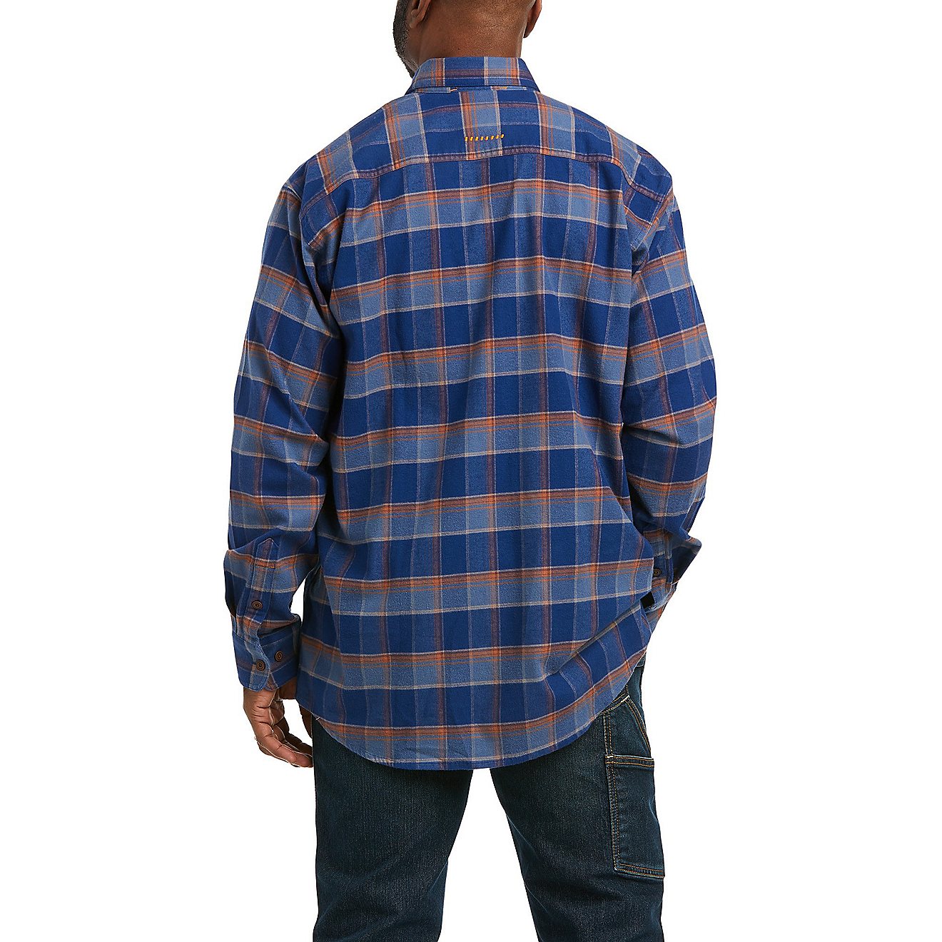 Ariat Men's Rebar Flannel Durastretch Long-Sleeve Button Down Work Shirt                                                         - view number 2
