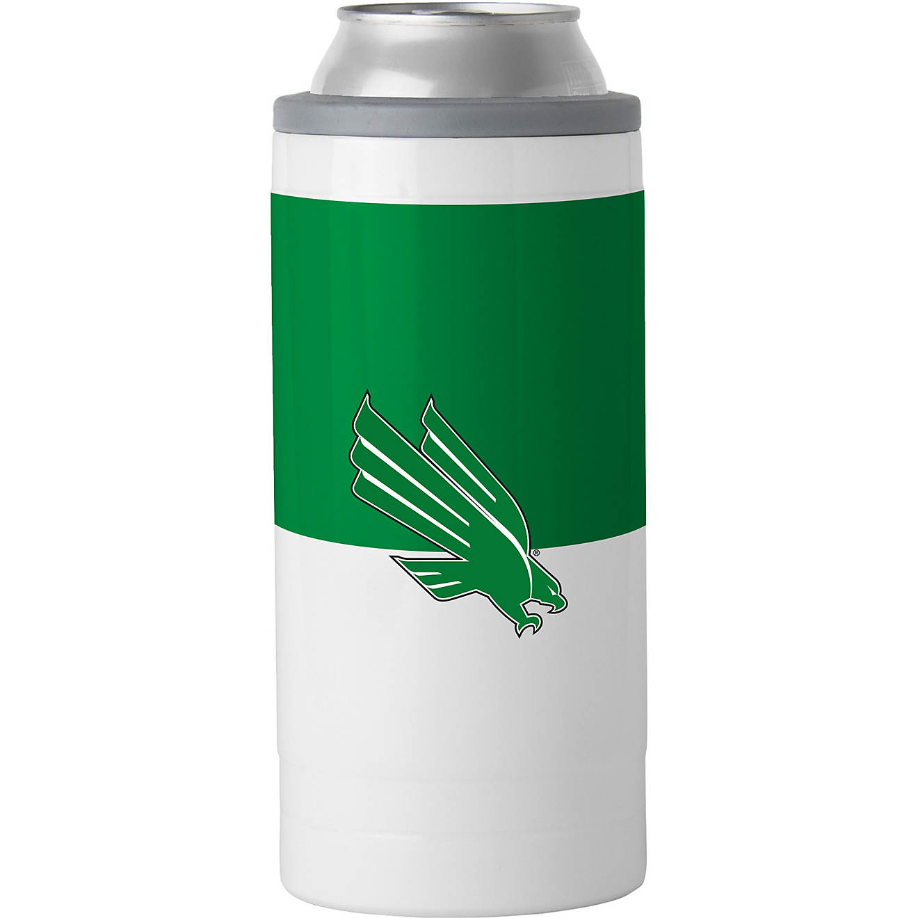 Logo University of North Texas Colorblock 12 oz Slim Can Coolie                                                                  - view number 1