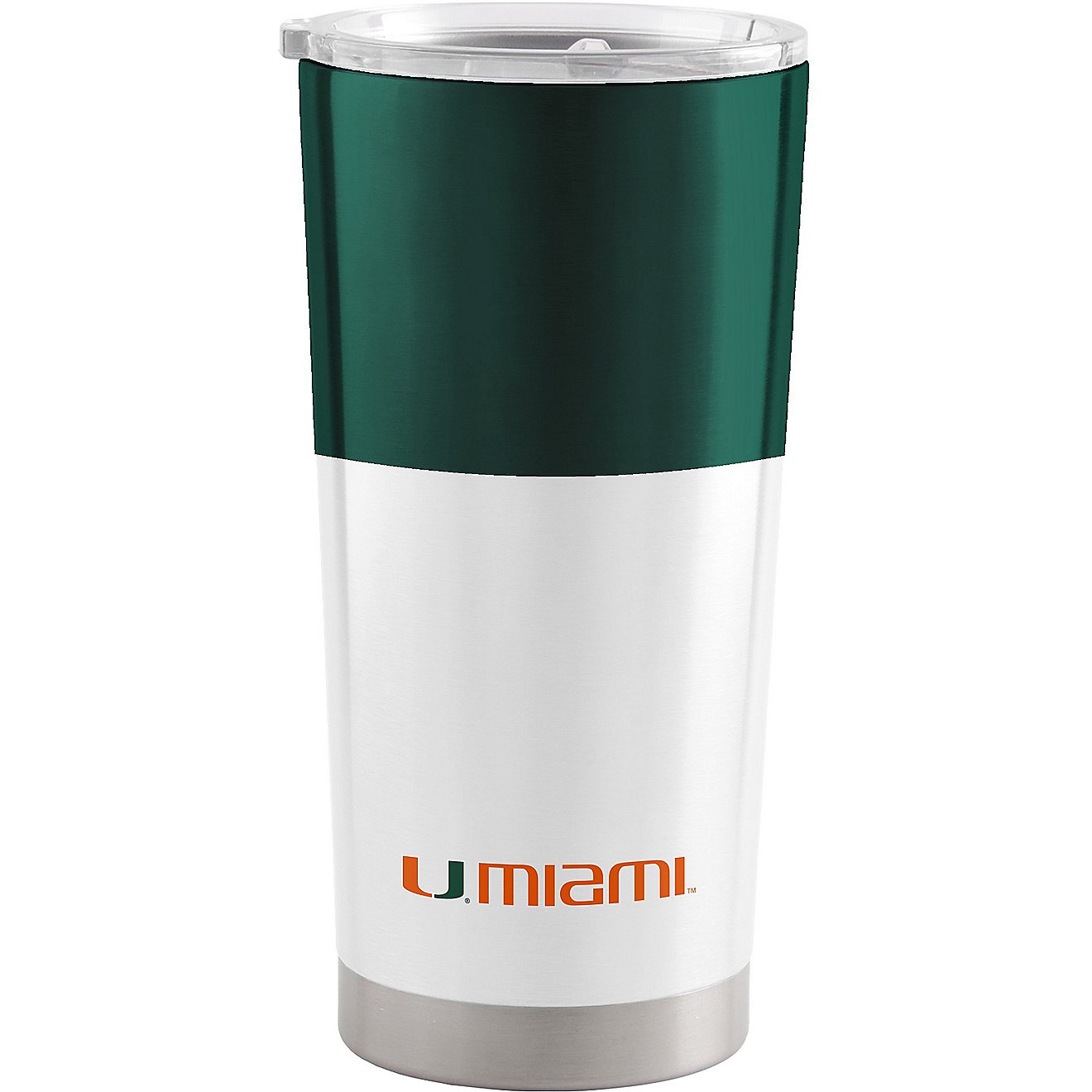 Logo University of Miami Colorblock Stainless Steel 20 oz Tumbler                                                                - view number 2