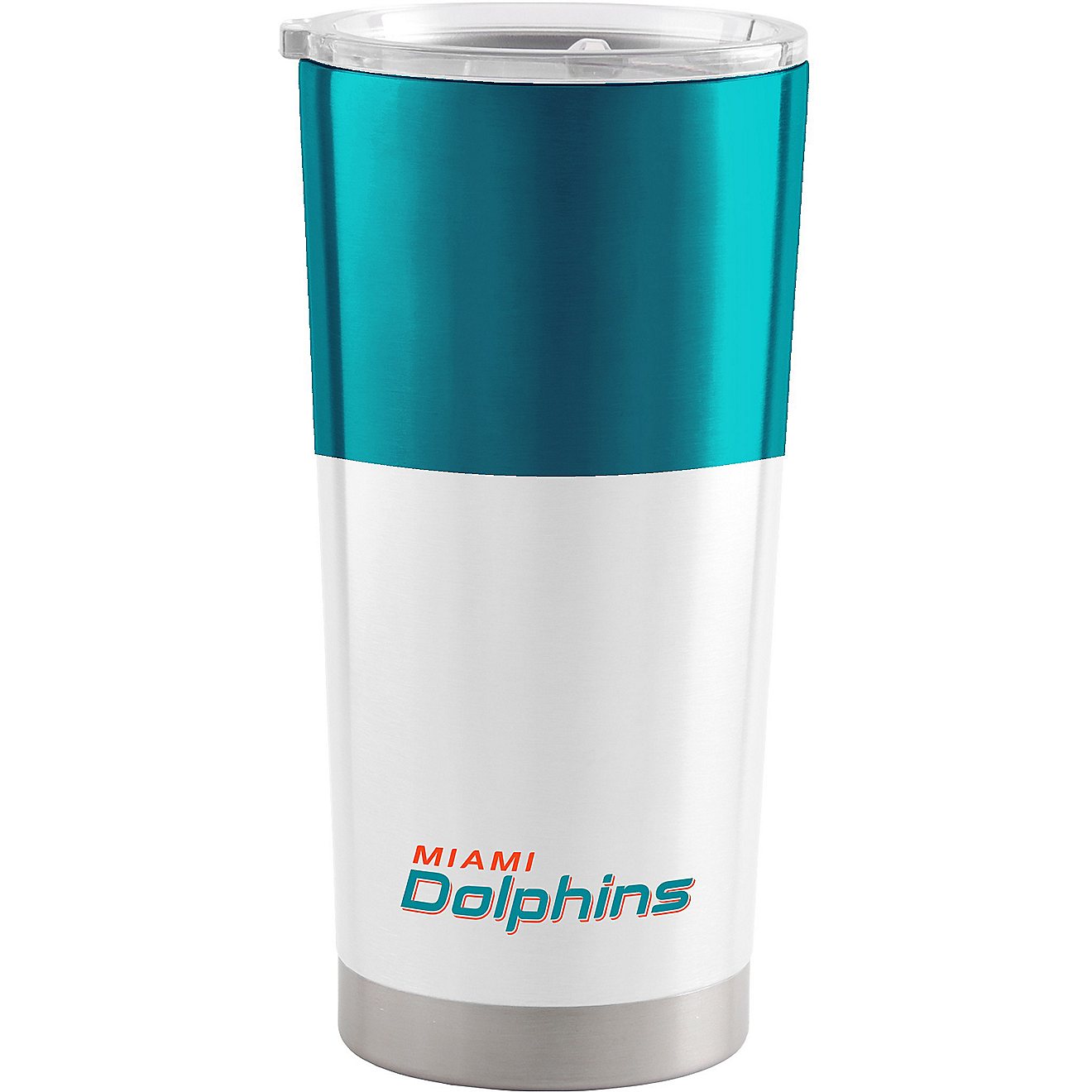 Logo Miami Dolphins Colorblock Stainless Steel 20 oz Tumbler                                                                     - view number 2
