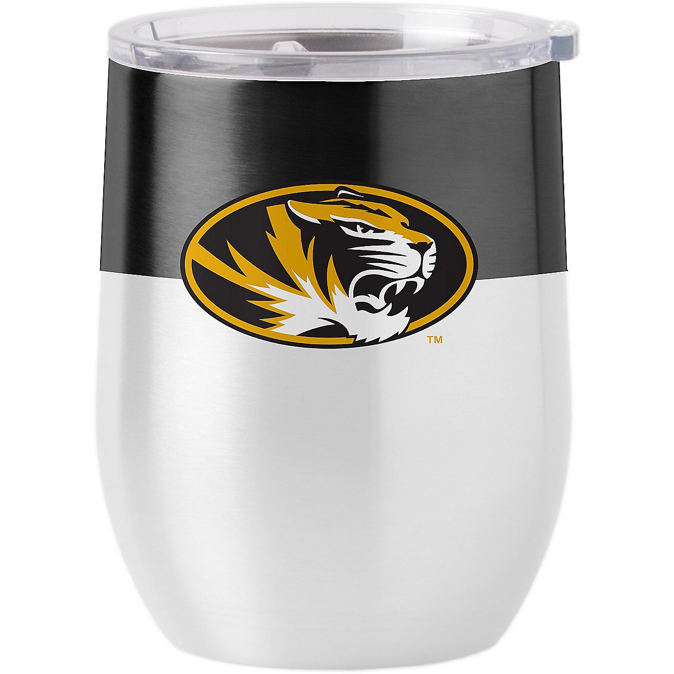Logo University of Missouri 16 oz Curved Stainless Steel Colorblock Tumbler                                                      - view number 1