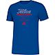 adidas Men's University of Tulsa Team Logo Amplifier Short Sleeve T-shirt                                                        - view number 1 image