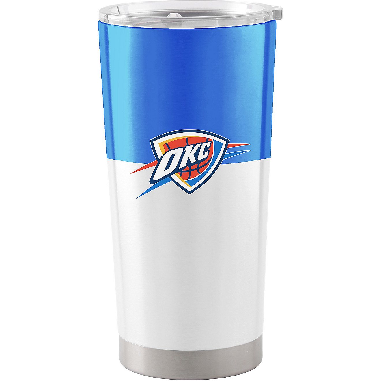 Logo Oklahoma City Thunder Colorblock Stainless Steel 20 oz Tumbler                                                              - view number 1