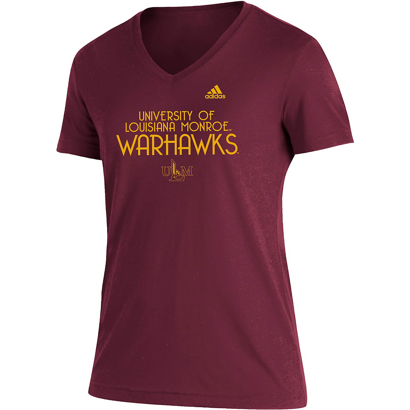 adidas Women’s University of Louisiana at Monroe Mascot Blend T-shirt                                                          - view number 1