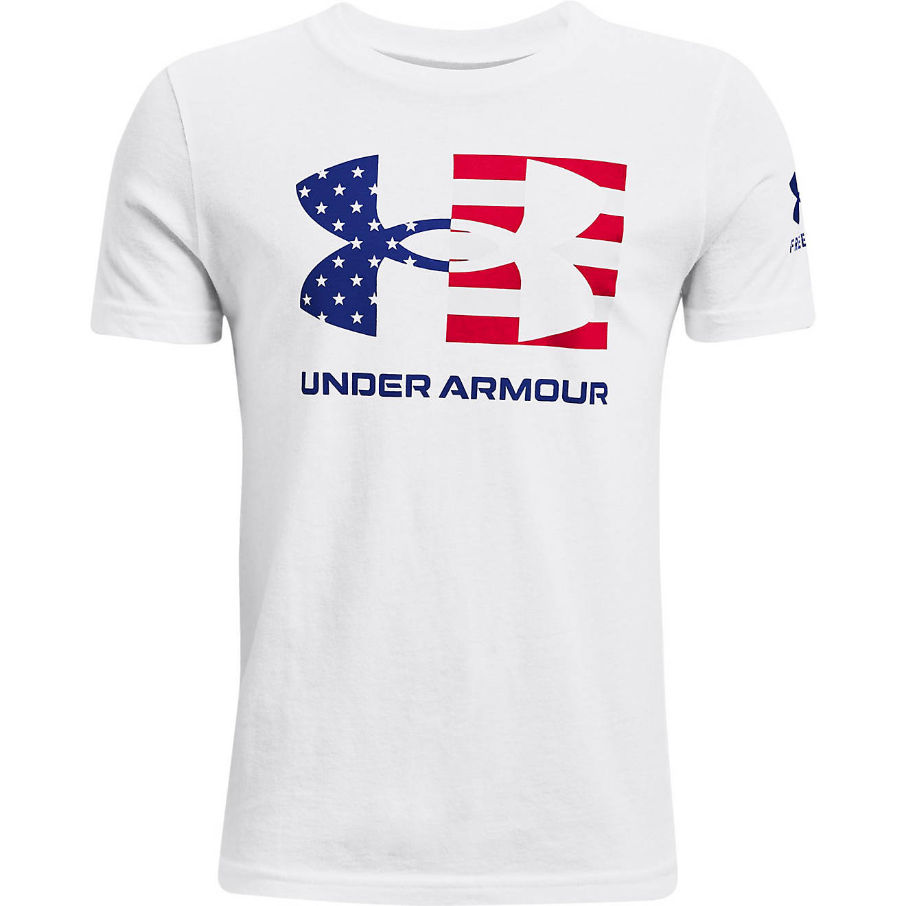 Under Armour Boys' Freedom Flag Short Sleeve T-Shirt                                                                             - view number 1