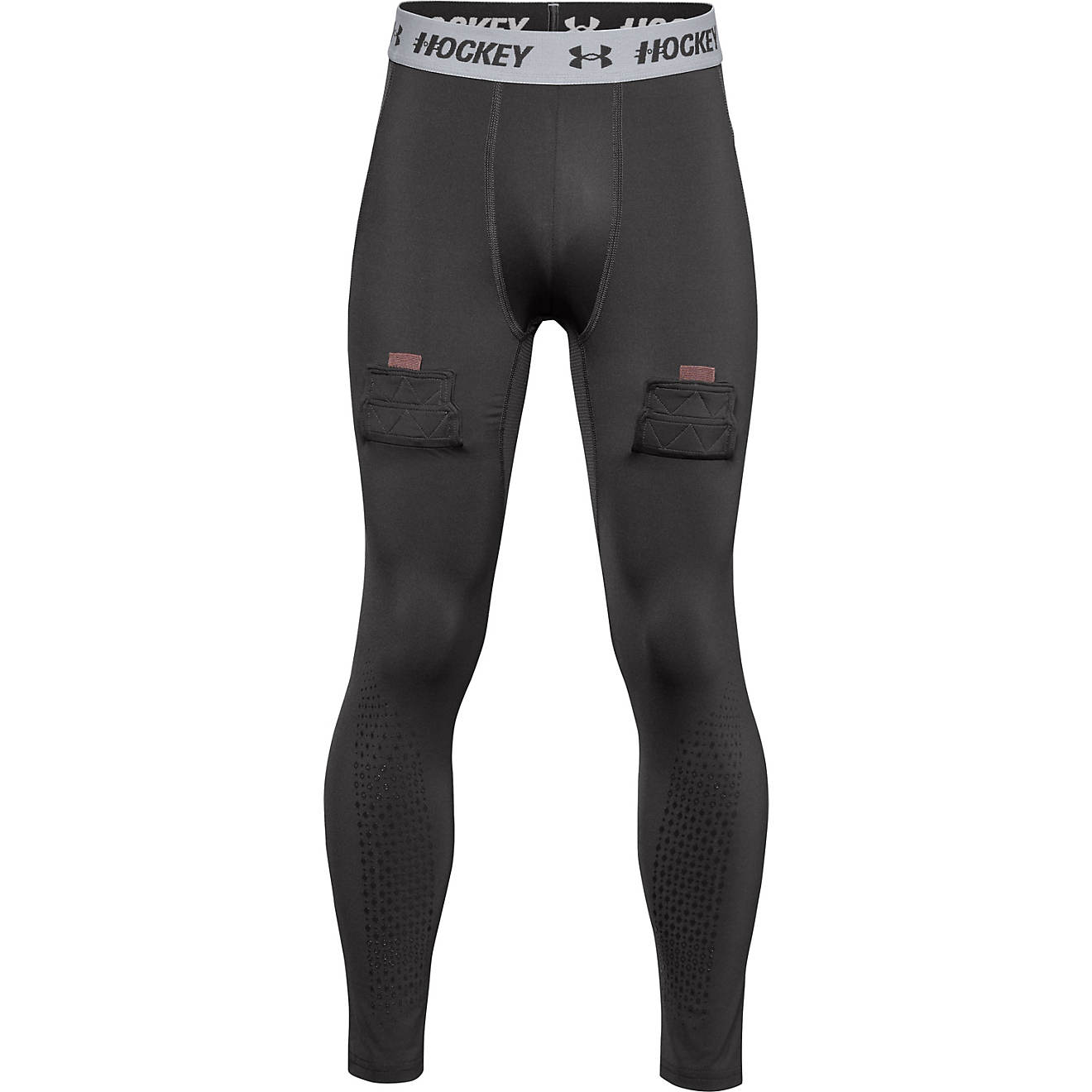 Under Armour Boys' Hockey Fitted Leggings                                                                                        - view number 1