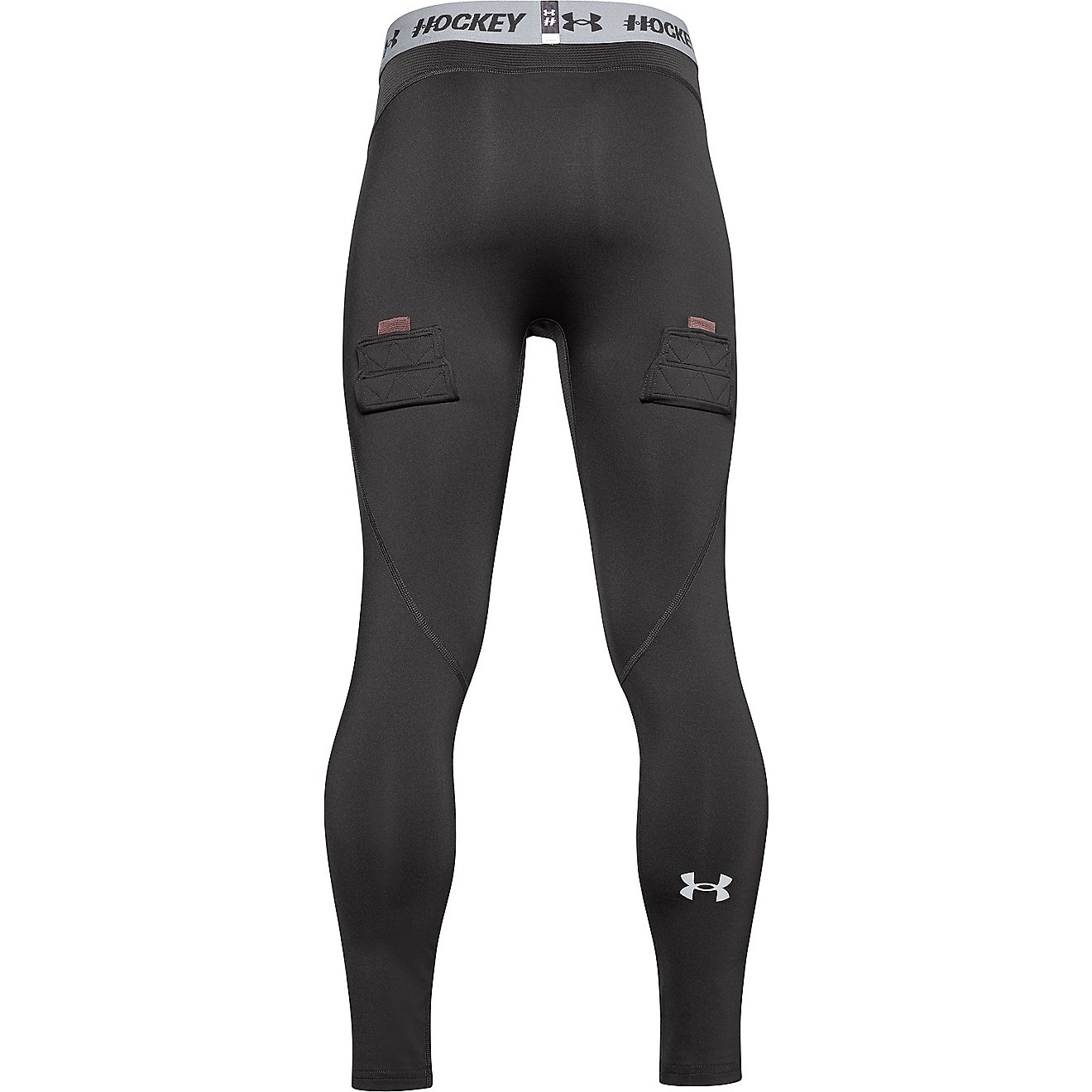 Under Armour Boys' Hockey Fitted Leggings                                                                                        - view number 2