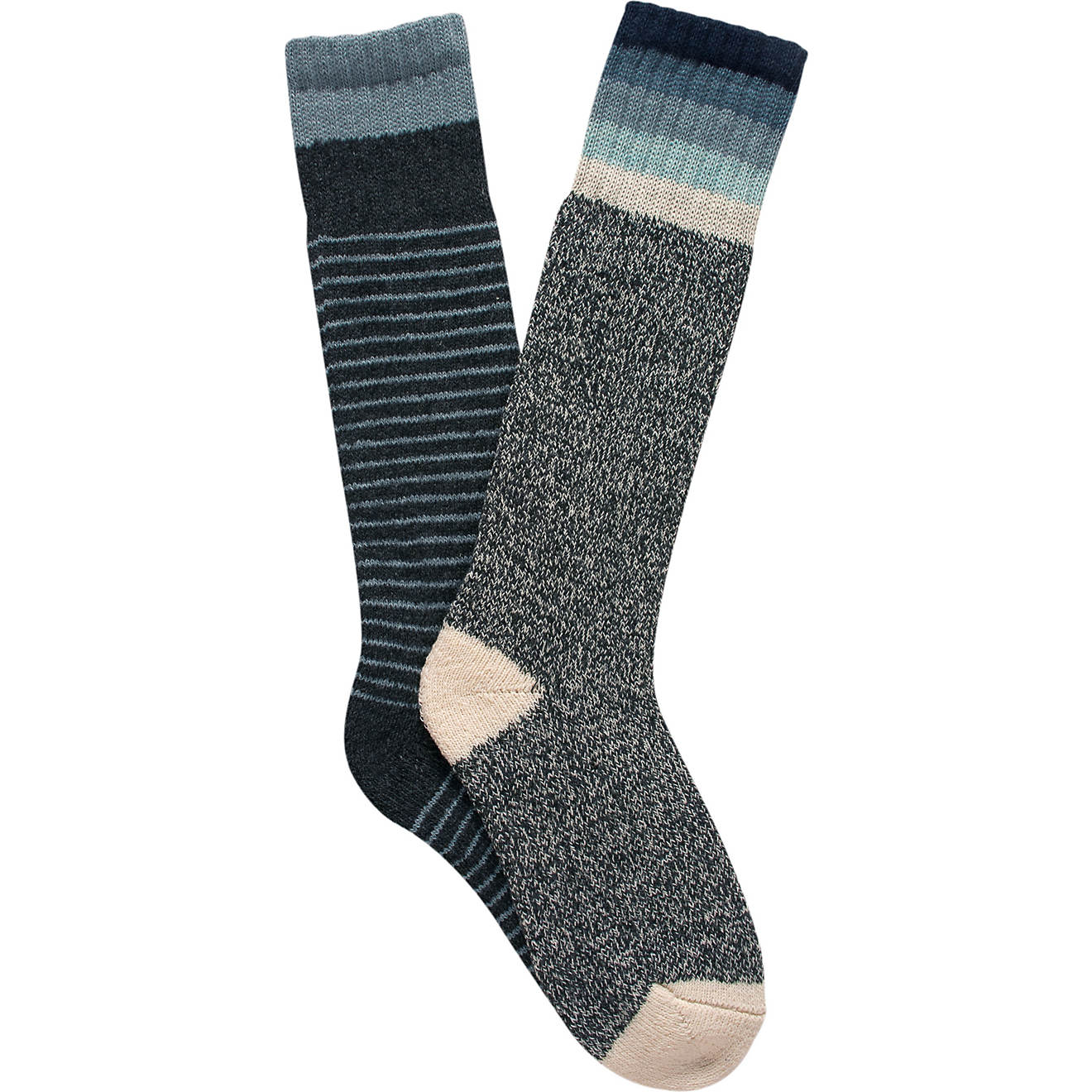 Magellan Outdoors Women's Midweight Aztec Thermal Boot Socks 2 Pack                                                              - view number 1