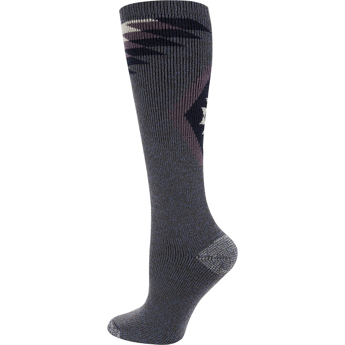 Magellan Outdoors Women's Midweight Aztec Thermal Boot Socks 2 Pack                                                              - view number 3