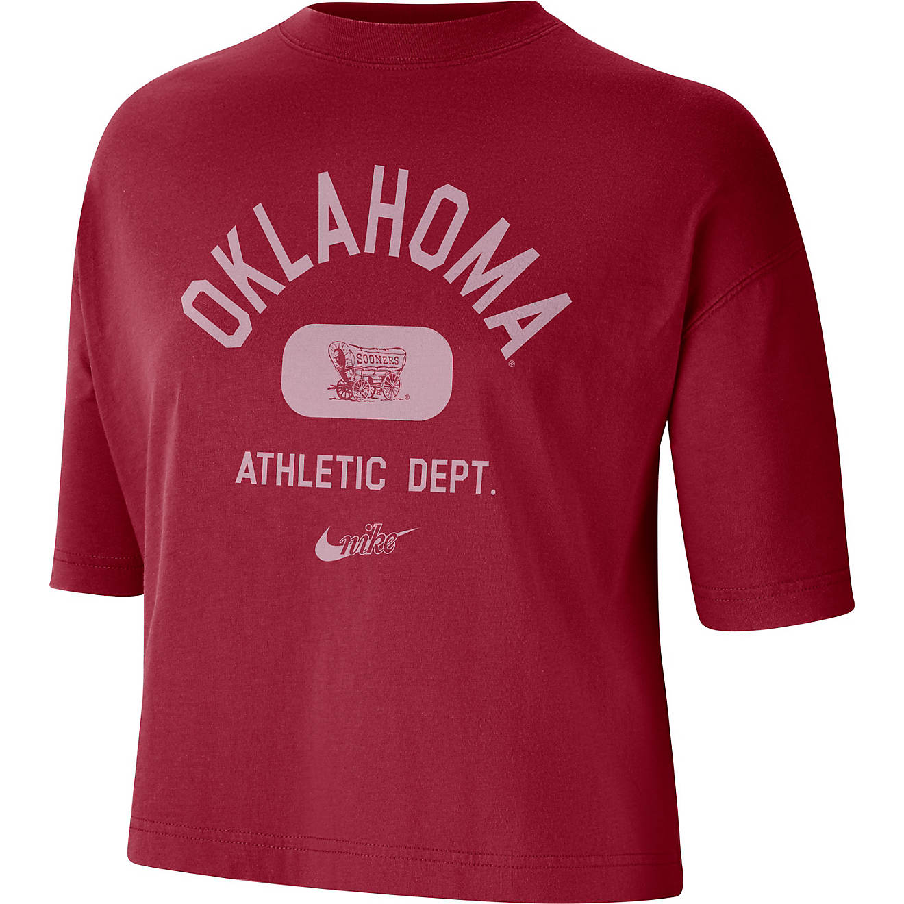 Nike Women's University of Oklahoma Boxy Graphic T-shirt                                                                         - view number 1