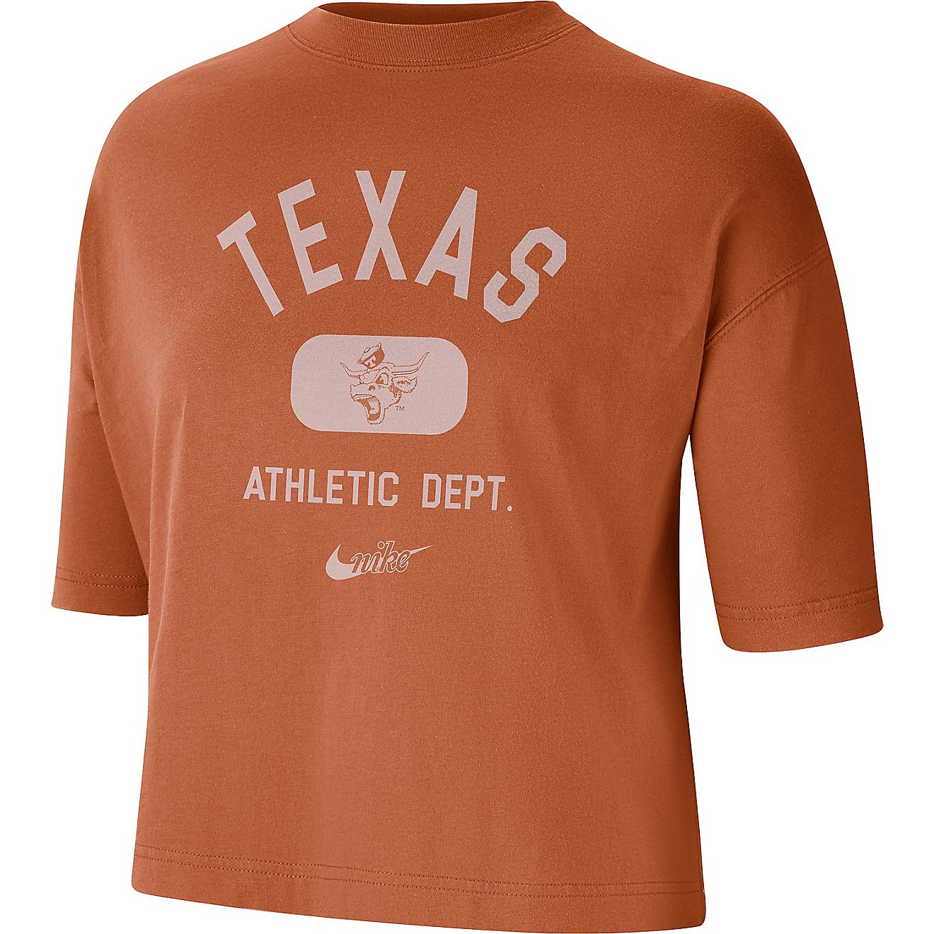 Nike Women's University of Texas Boxy Graphic T-shirt                                                                            - view number 1