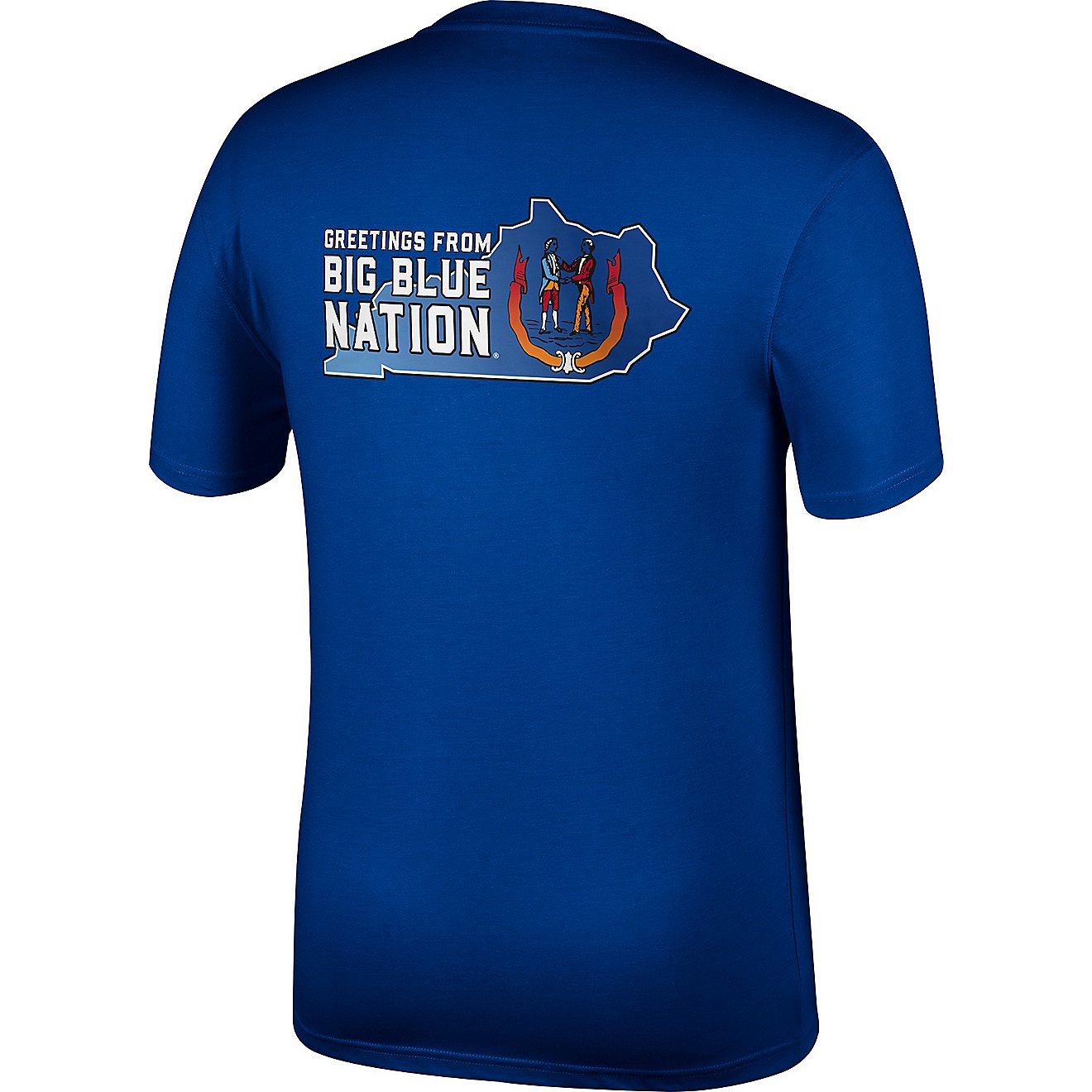 NCAA Kentucky Wildcats Mens Tamiami Short Sleeve Shirt Azul UK 6X Big 