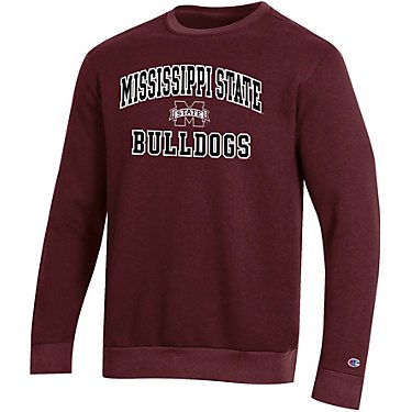Champion Men's Mississippi State University Applique Fleece Crew Pullover