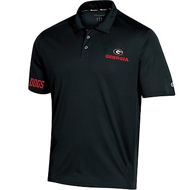 Champion Men's University of Georgia Micro Mesh Polo Shirt