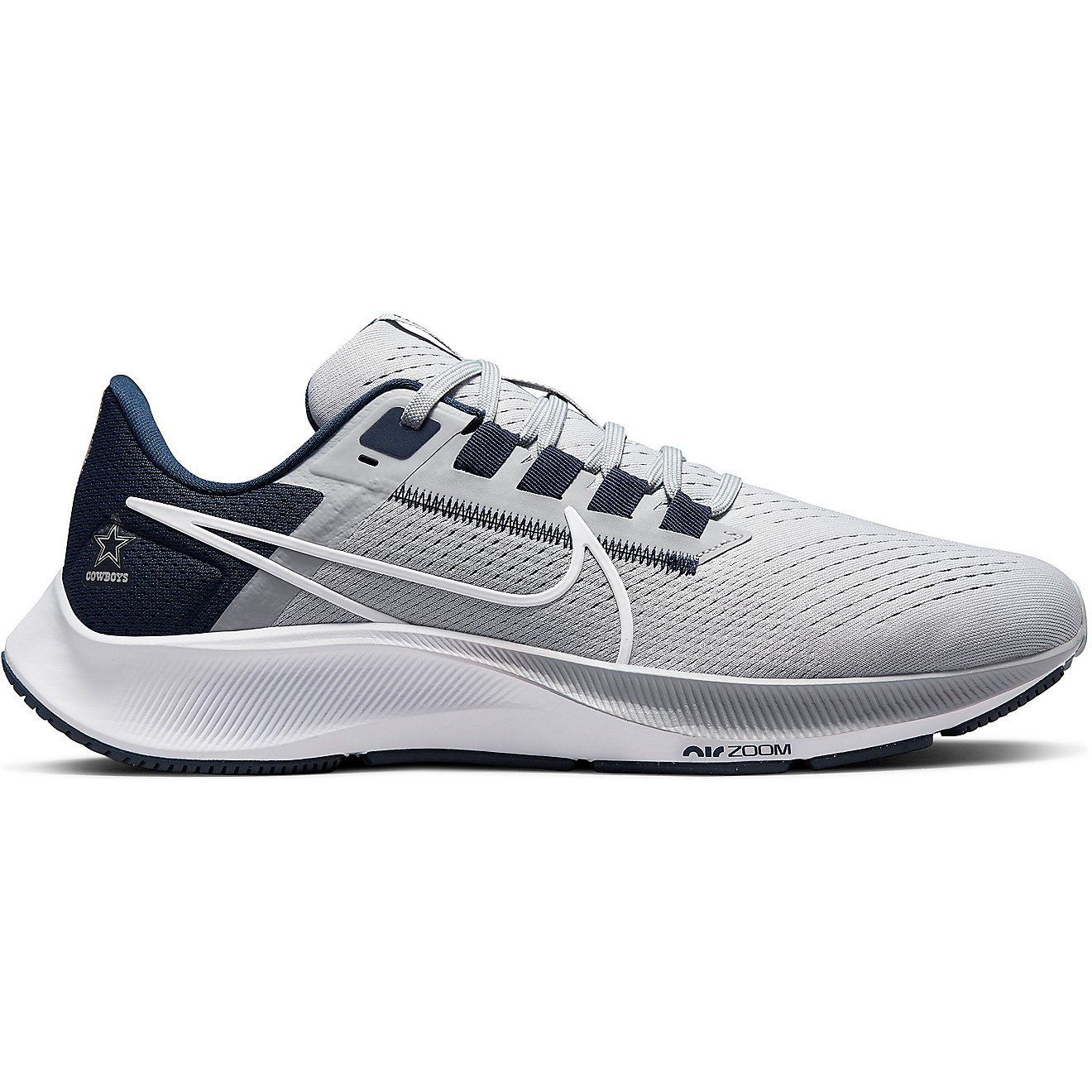 Nike Men's Dallas Cowboys Air Zoom Pegasus 38 Running Shoes                                                                      - view number 1